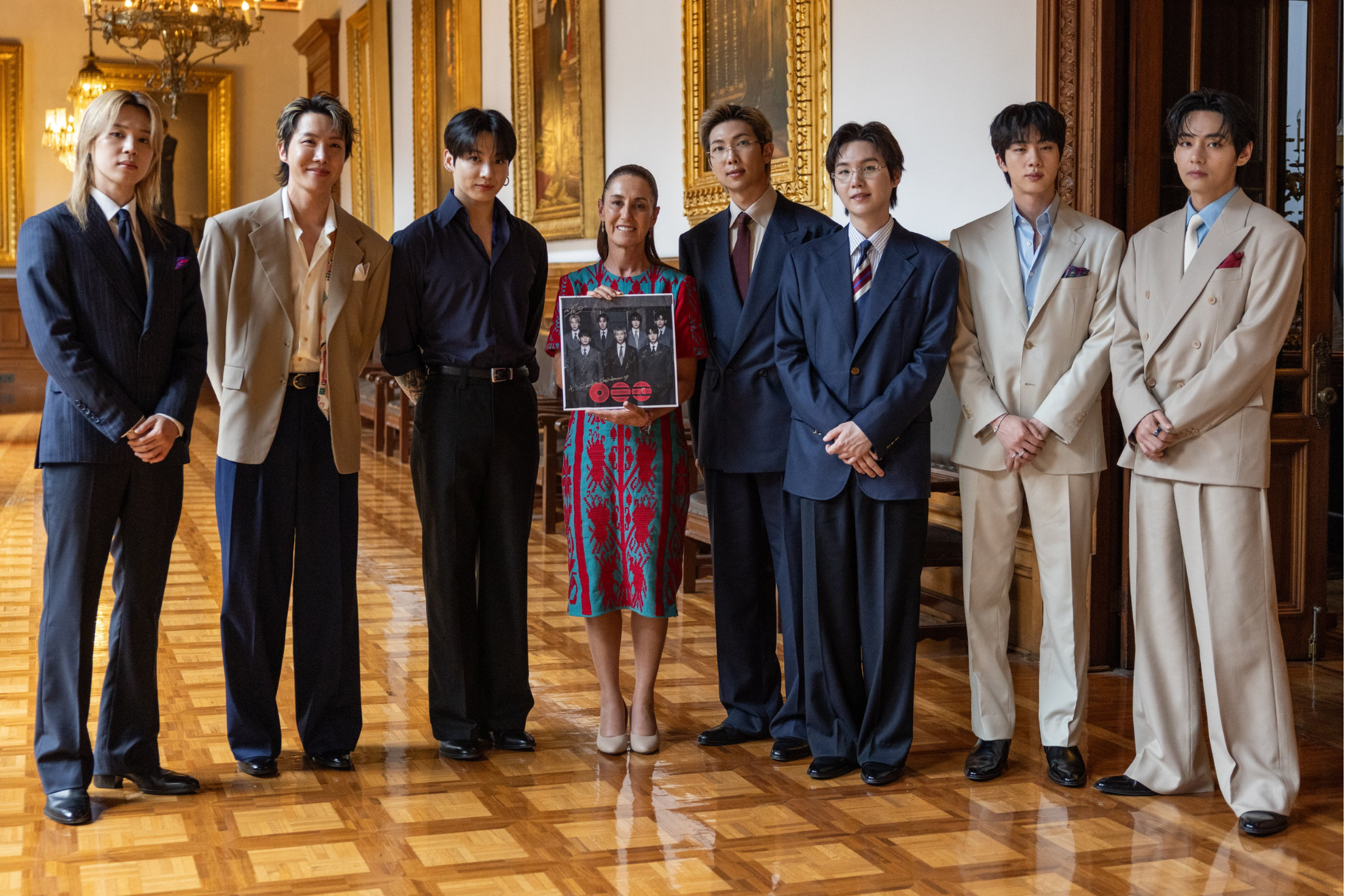 Claudia Sheinbaum y BTS anuncian regreso del grupo para 2027; estas ser�an las posibles fechas de su pr�ximo concierto