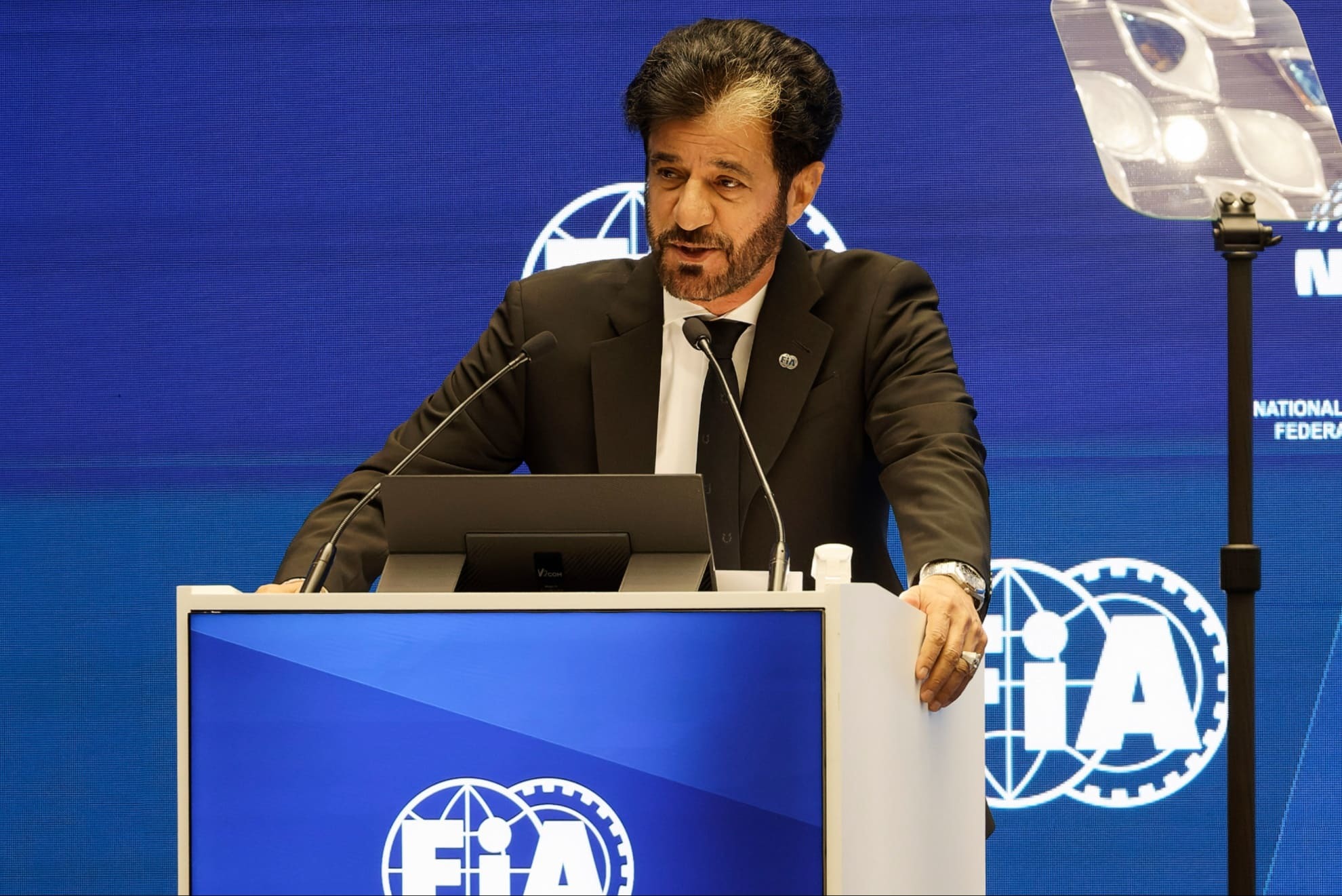Mohammed Ben Sulayem, m�ximo dirigente de la F�rmula 1.