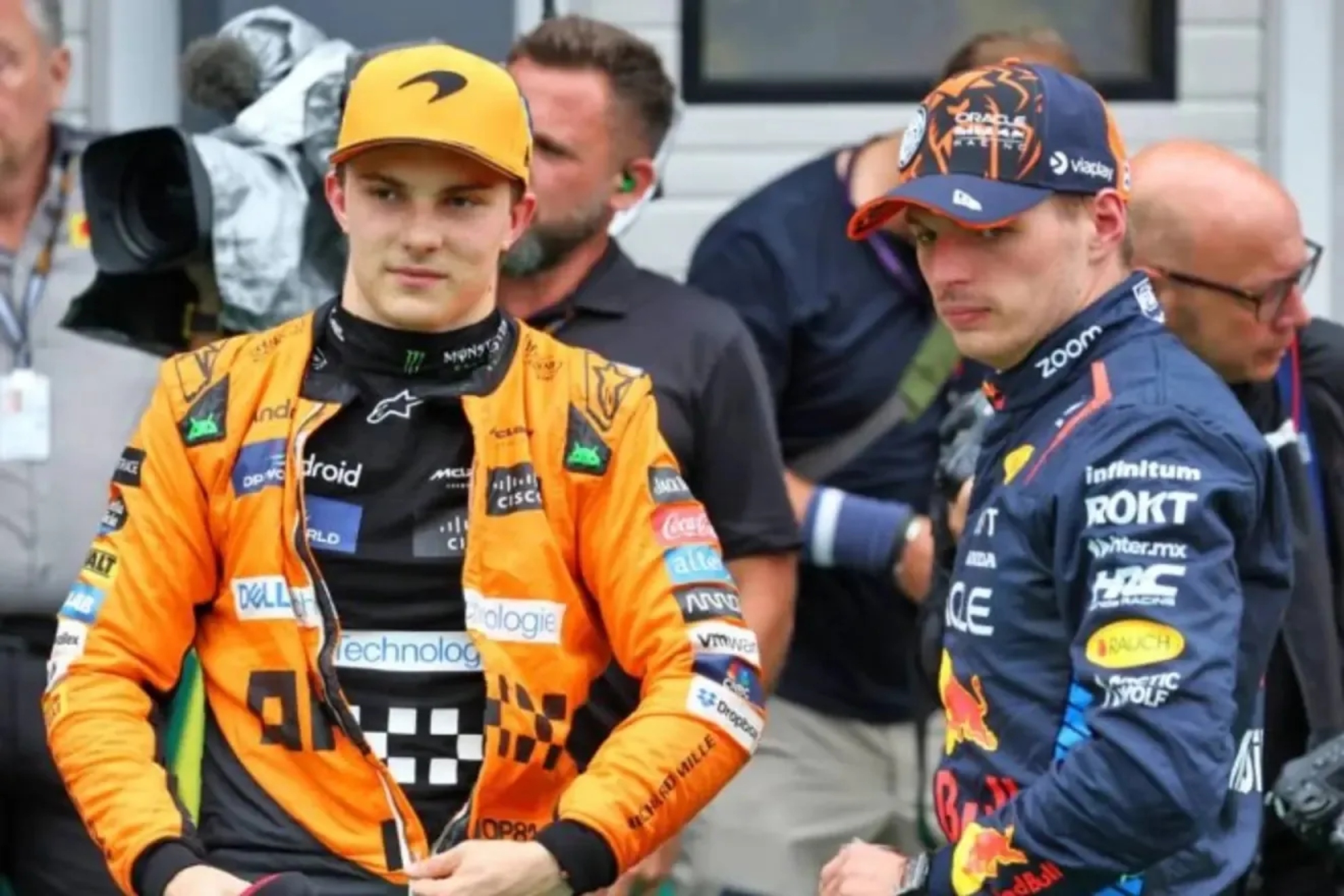 Piastri y Verstappen, en una imagen de archivo