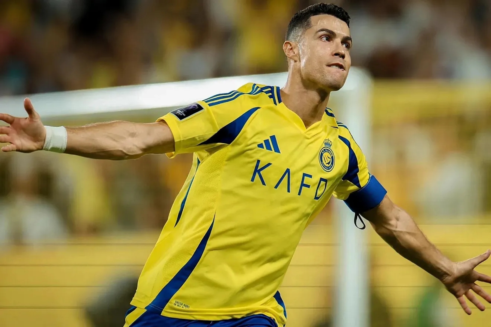 Cristiano Ronaldo celebra un gol con el Al Nassr