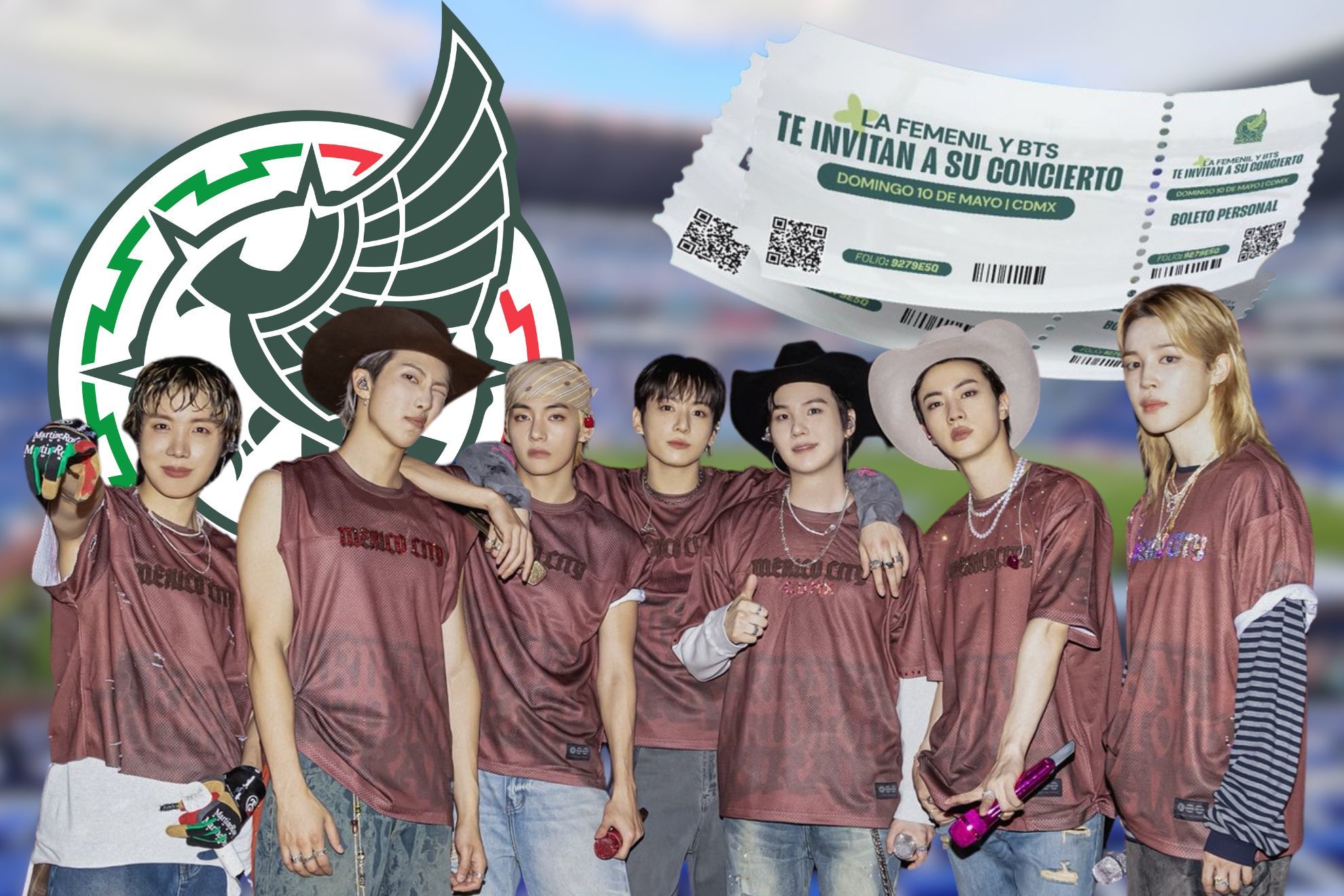 La Selecci�n Mexicana Femenil se une a la fiebre por BTS con sorteo para la comunicad ARMY