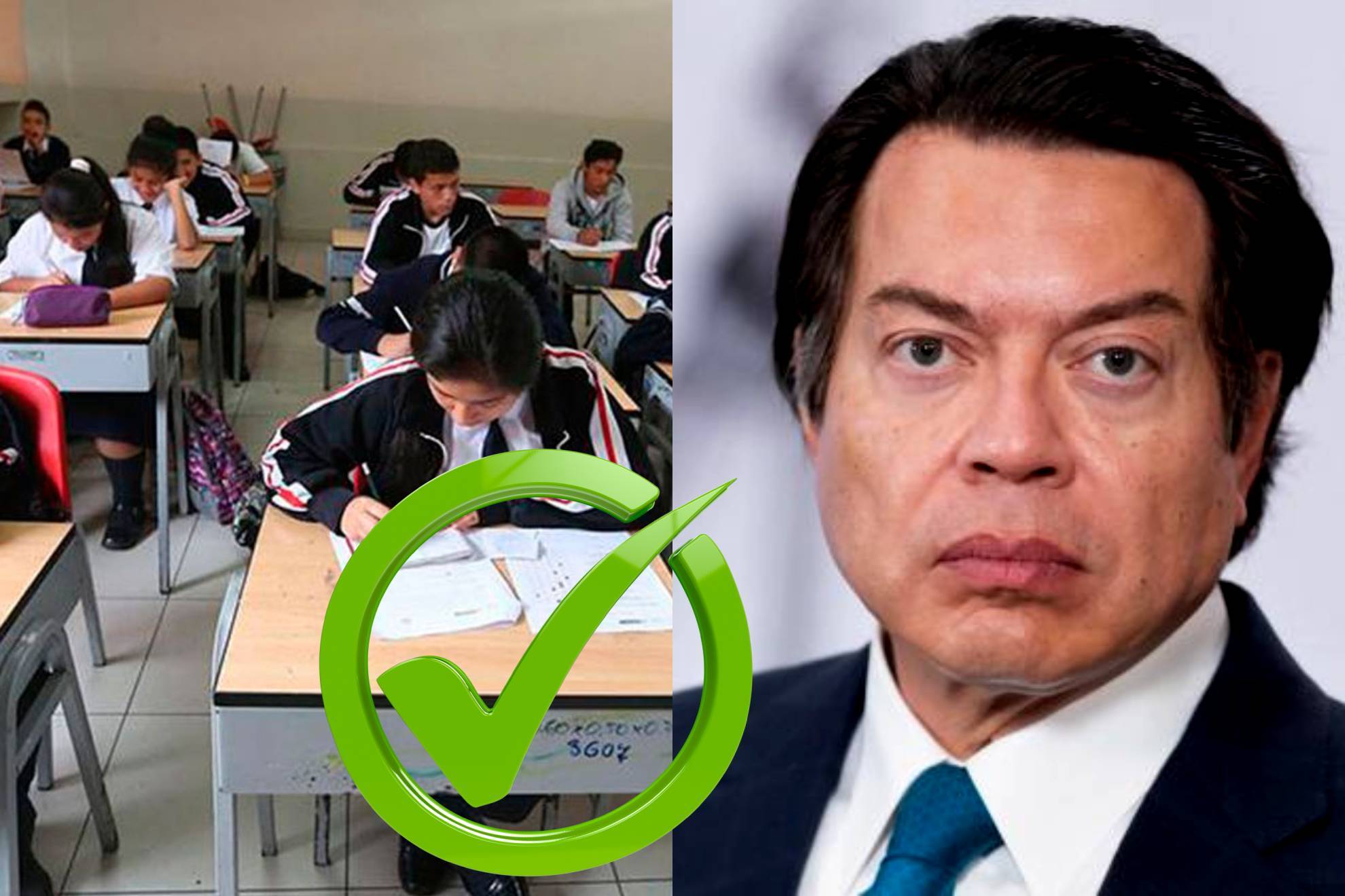 S� a las clases escolares / Rechazo a Mario Delgado |