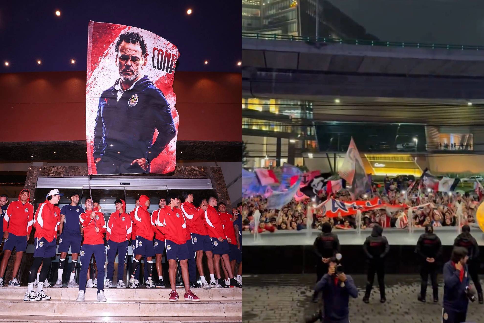 Serenata a las Chivas en la CDMX.