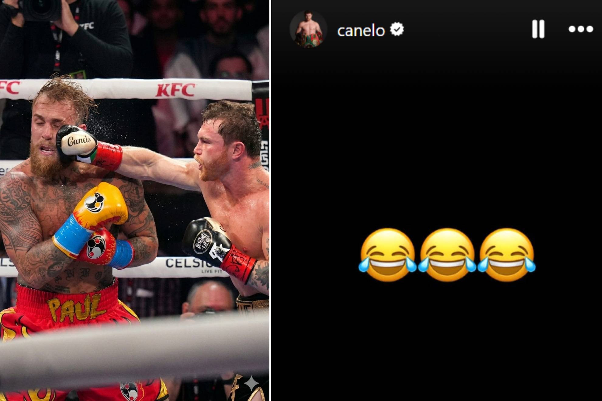 La publicaci�n del Canelo �lvarez tras el anuncio de Jake Paul