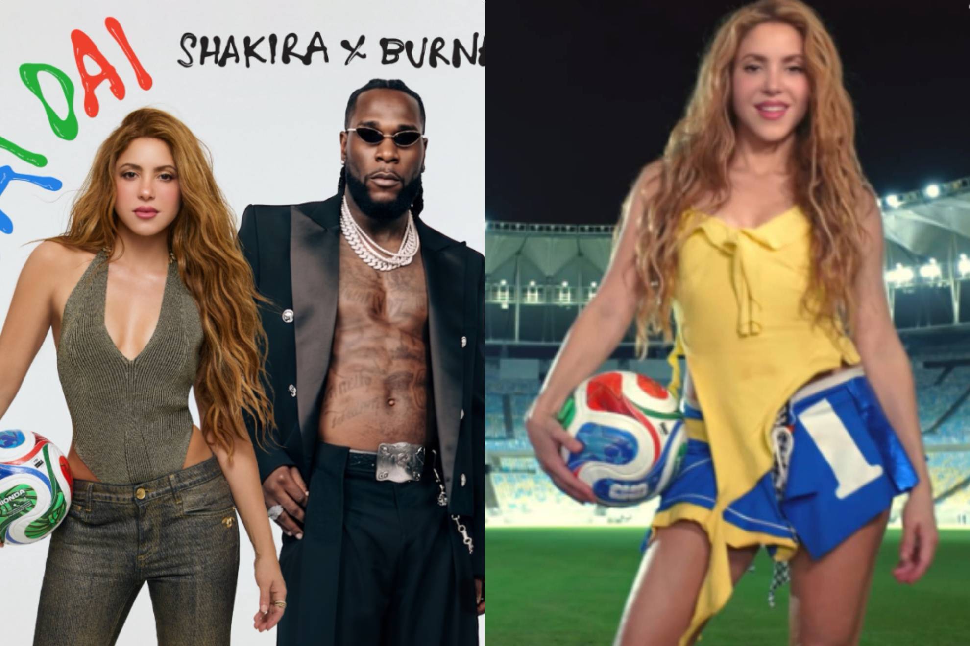 Shakira y Burna Boy.
