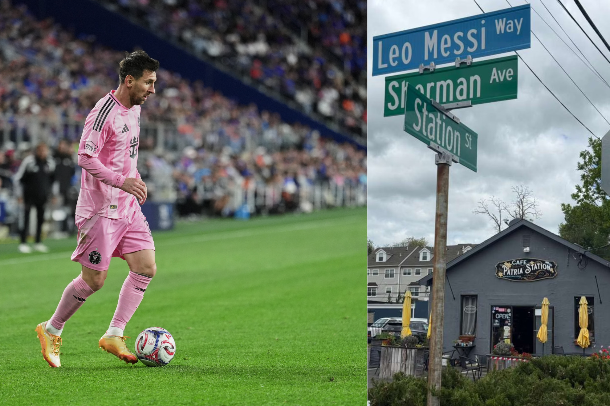 Messi en acci�n con Inter Miami y la calle con su nombre en New Jersey.
