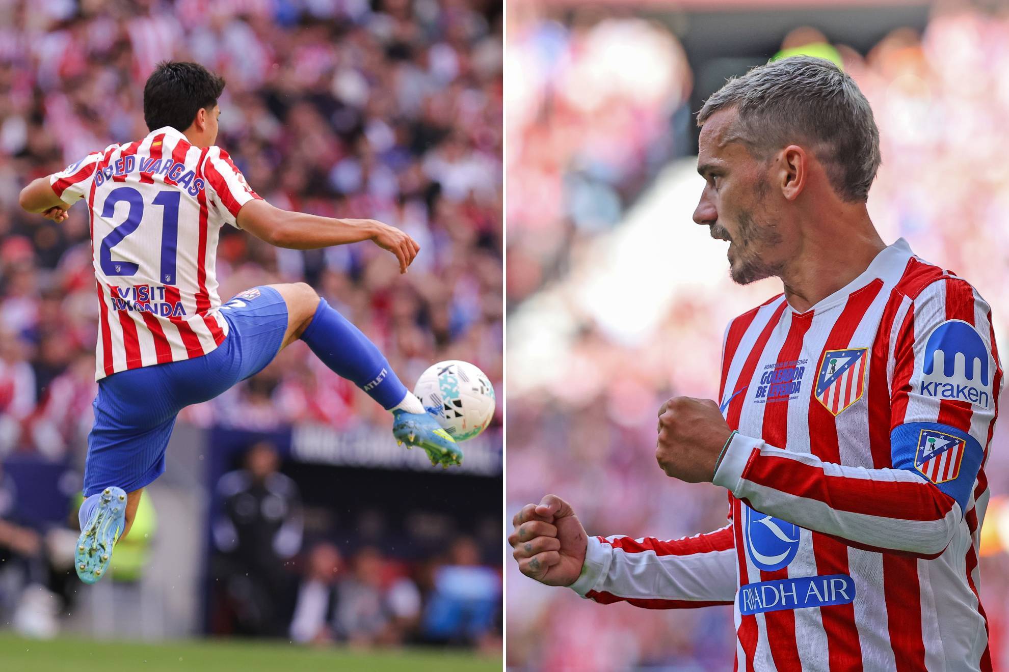 Obed Vargas Antoine Griezmann Atl�tico de Madrid LaLiga
