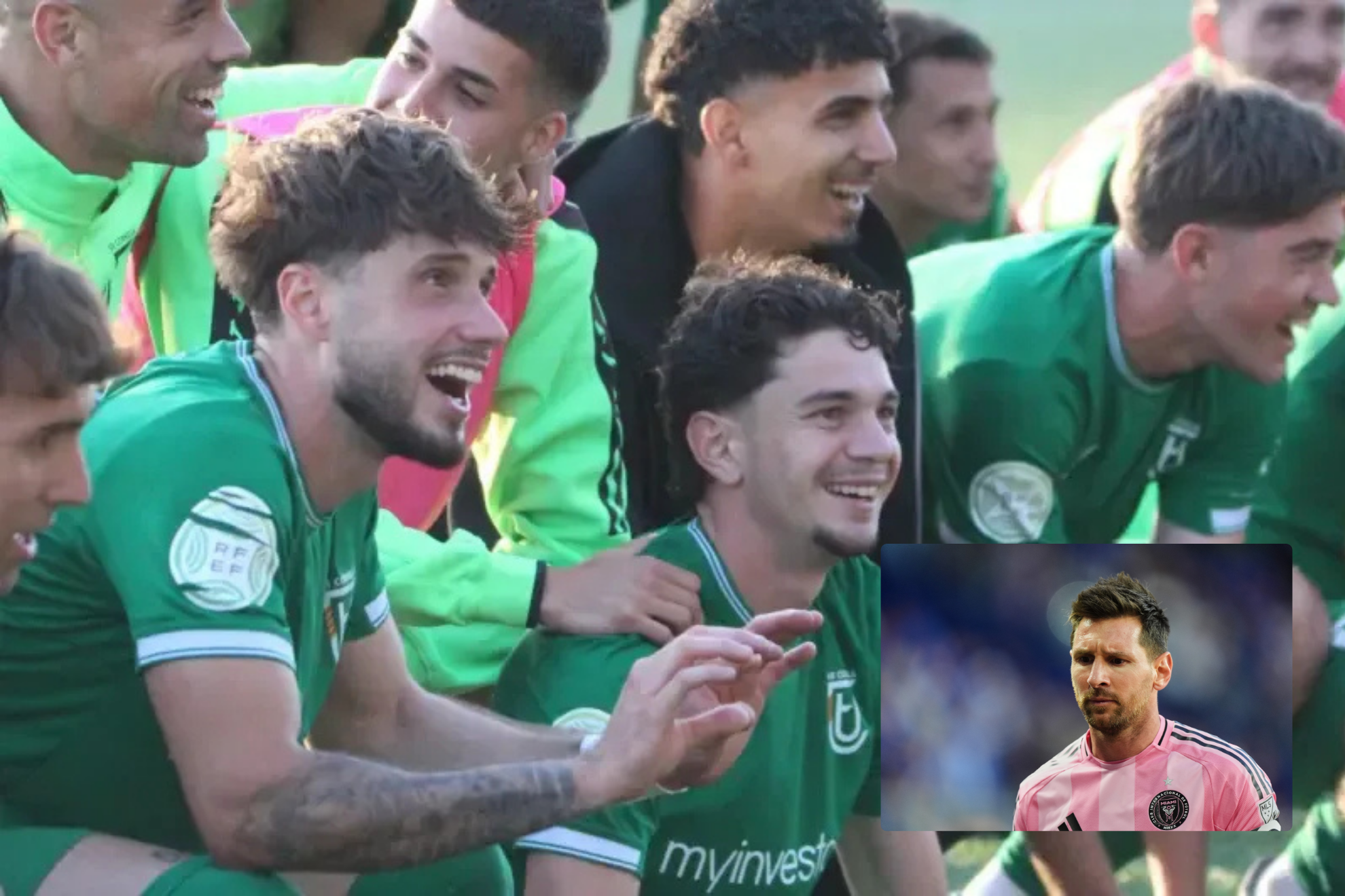 Los jugadores del Cornella festejan su clasificaci�n.