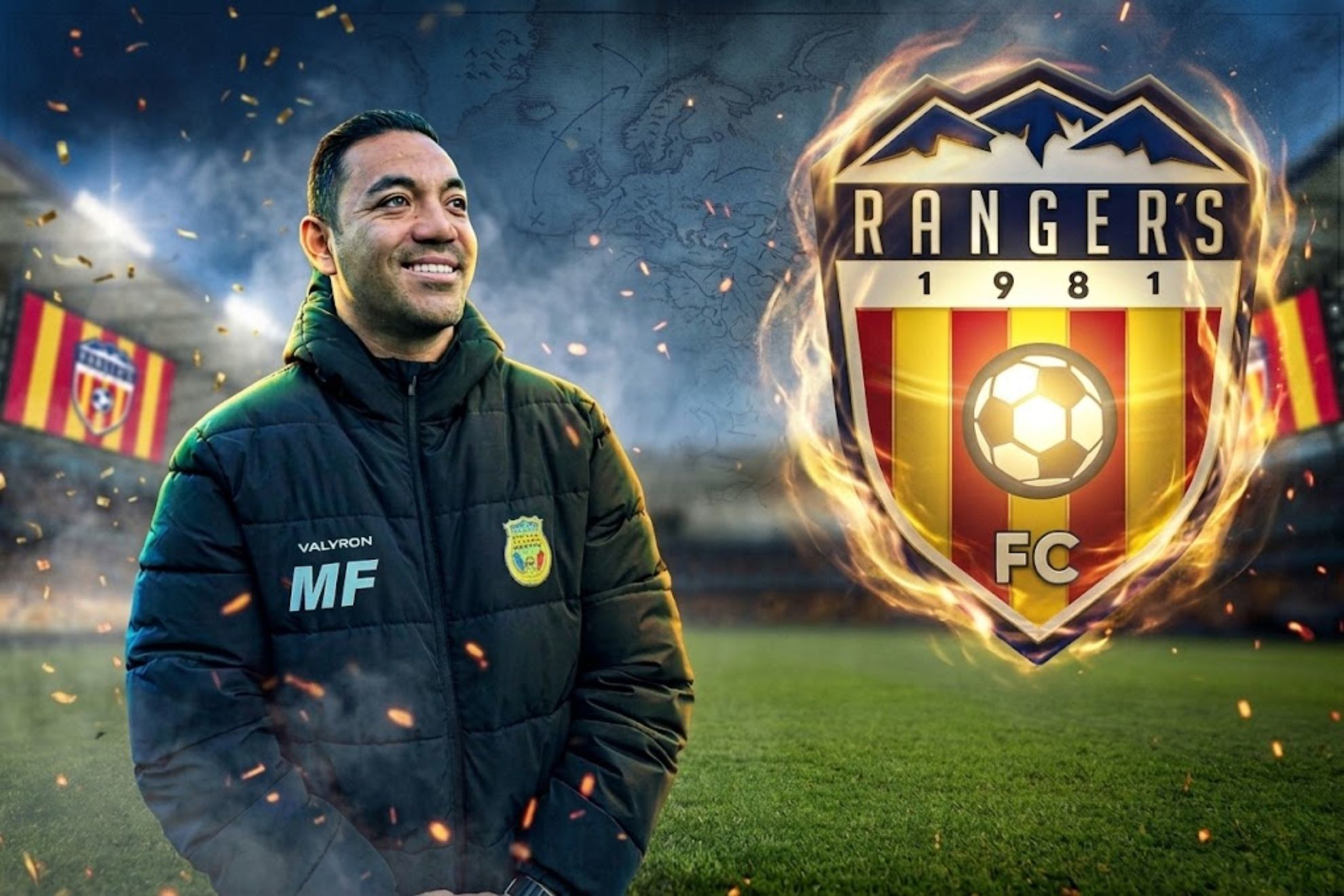 Marco Fabi�n va por la conquista de Europa con su reci�n ascendido FC Rangers