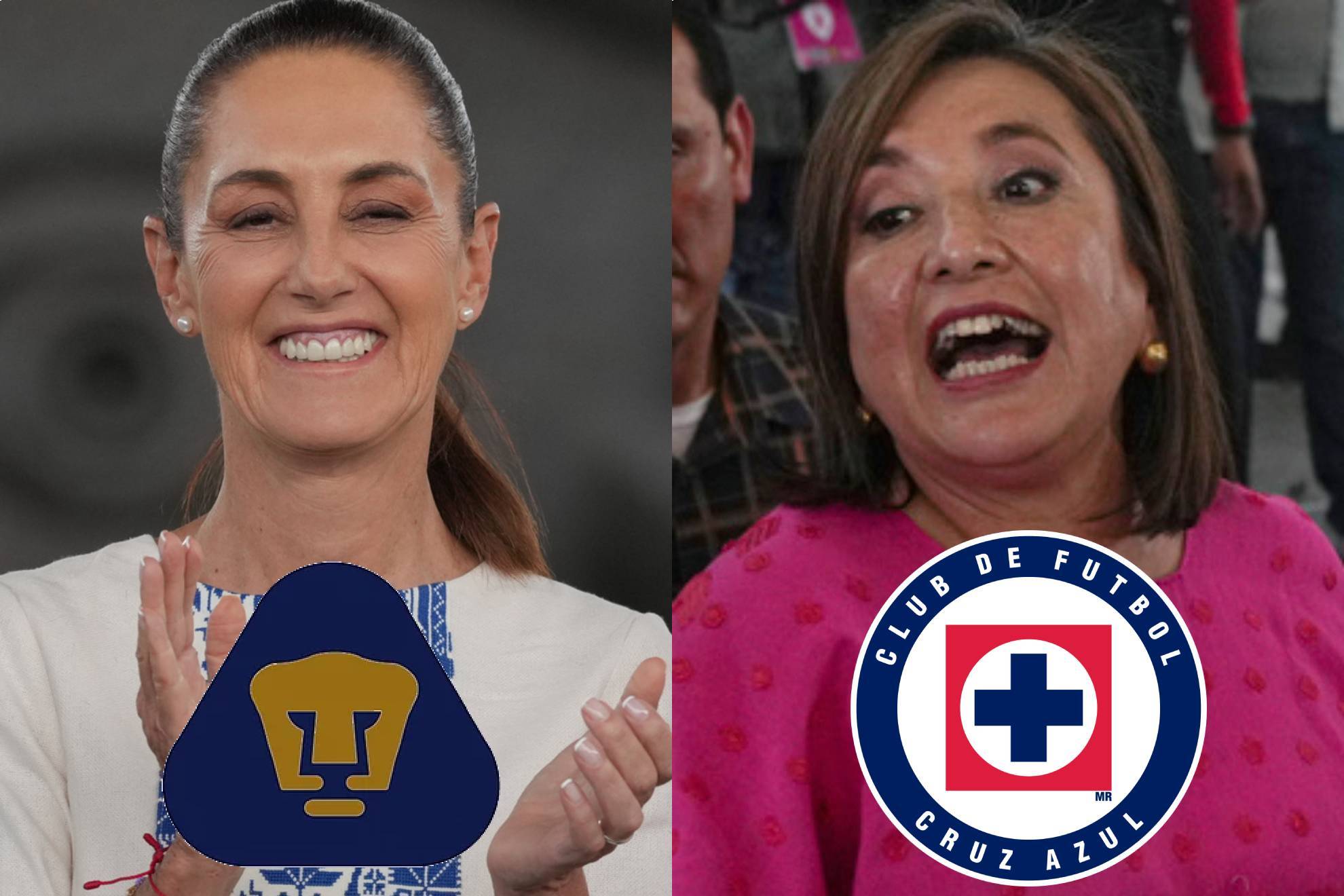 Claudia Sheinbaum y X�chitl G�lvez.