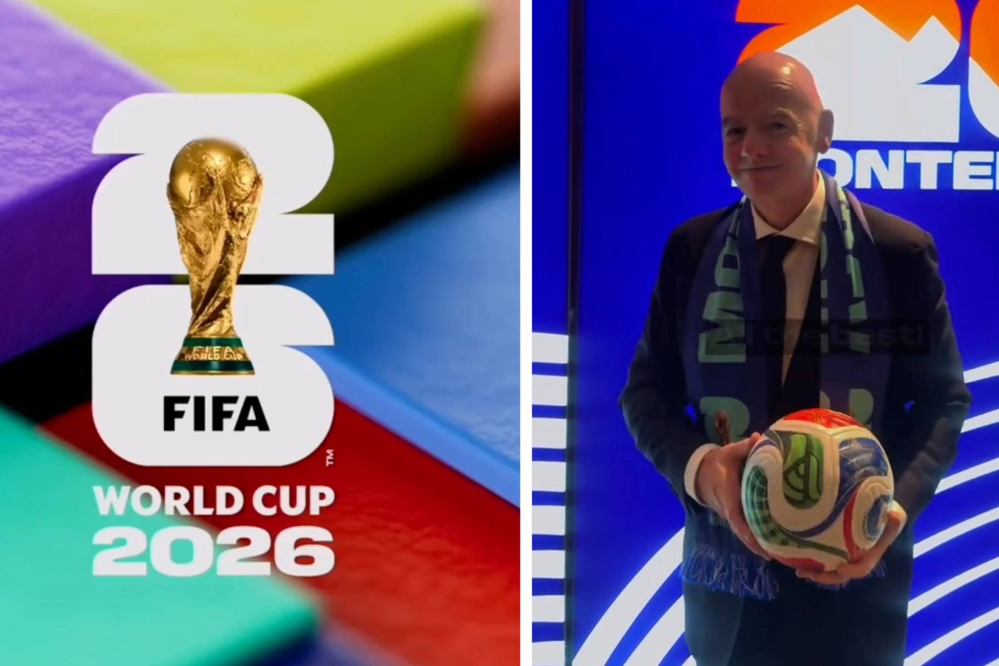 Gianni Infantino saborea la fiesta en Monterrey para el partido 1000 en Mundiales
