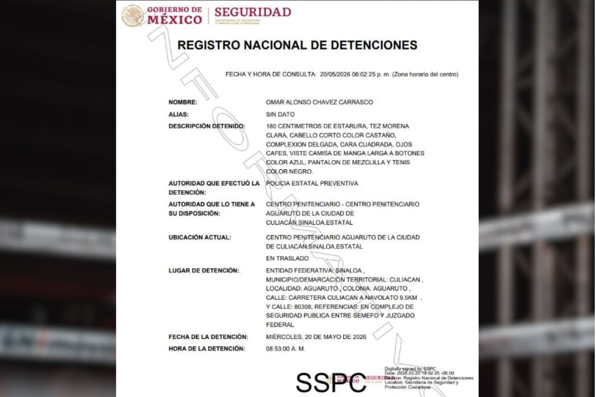 Nuevamente la familia de Julio C�sar Ch�vez en el ojo del hurac�n: detienen a su hijo Omar en Culiac�n