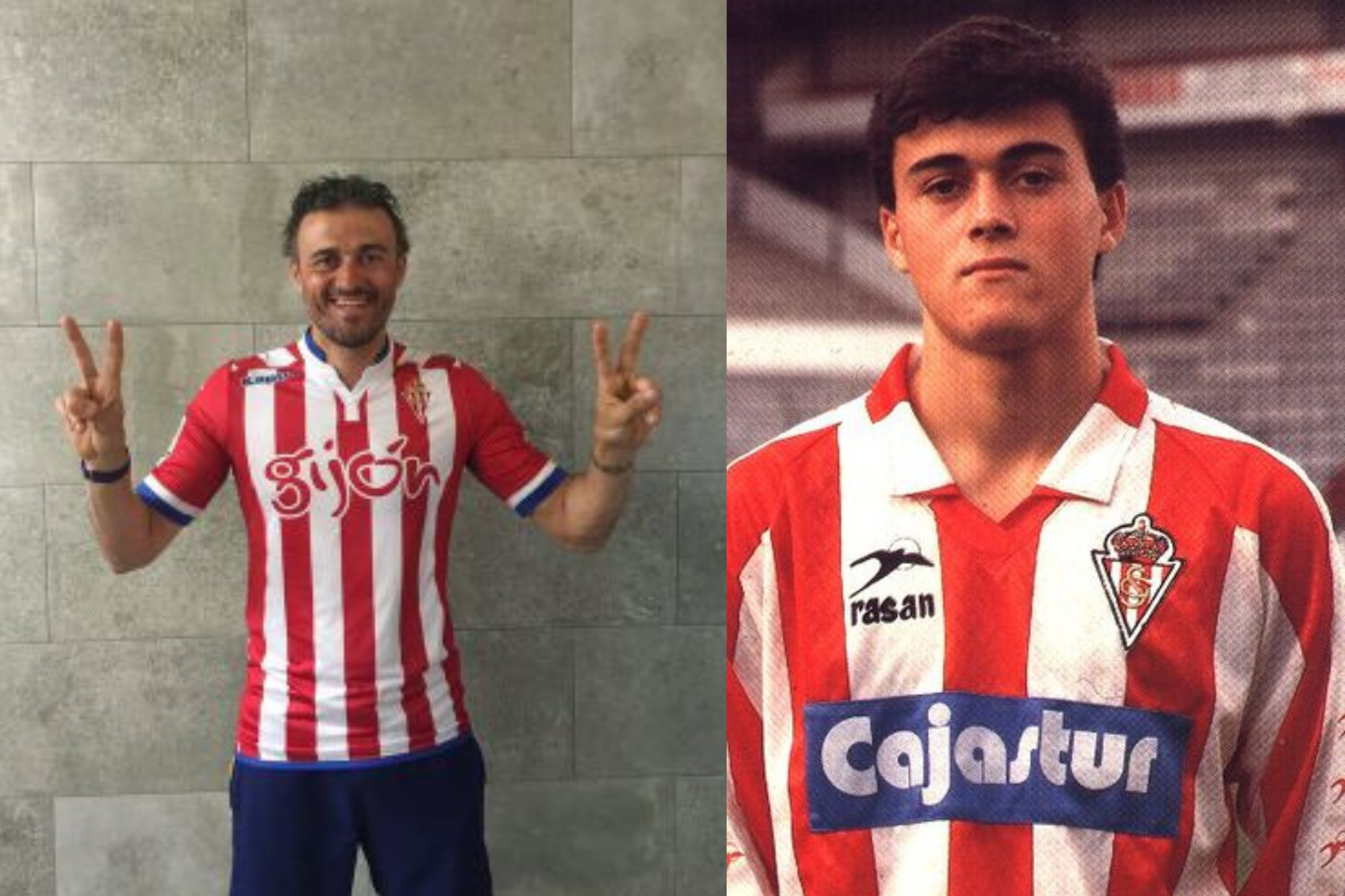 Luis Enrique, el presente y el pasado.