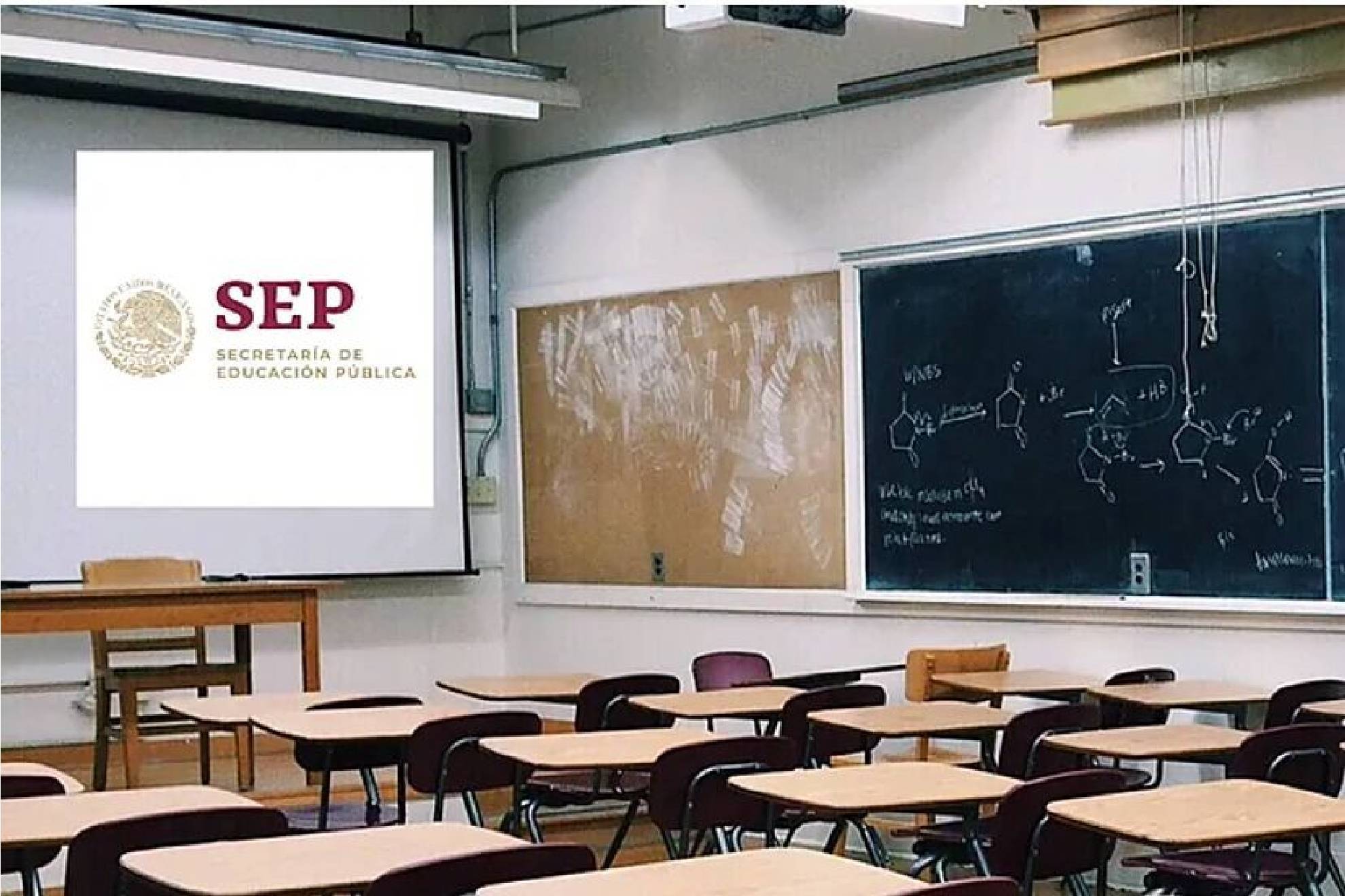 Aula de clases de la SEP