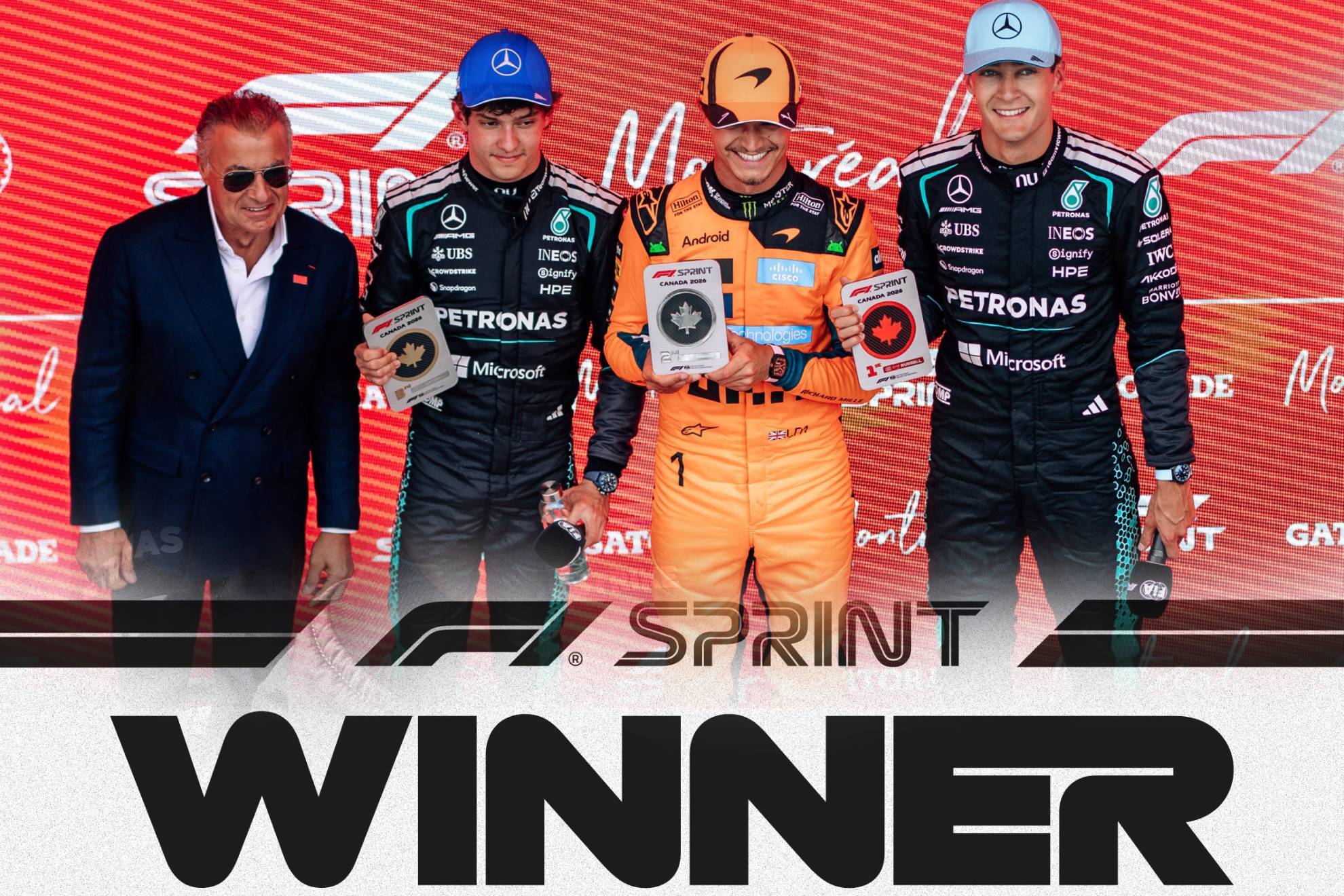 �C�mo qued� Carrera Sprint GP Canad� 2026? Antonelli y Russell se declaran la guerra en Mercedes