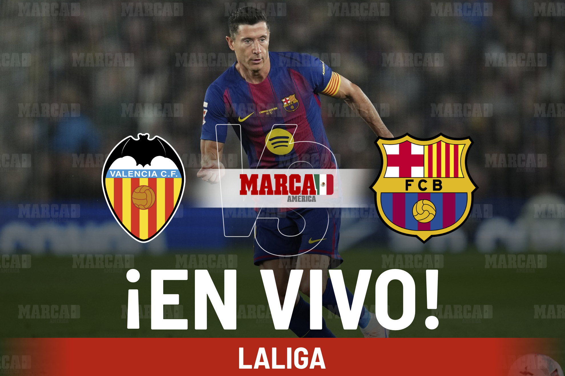Valencia vs Barcelona EN VIVO Hoy. Juego de LaLiga