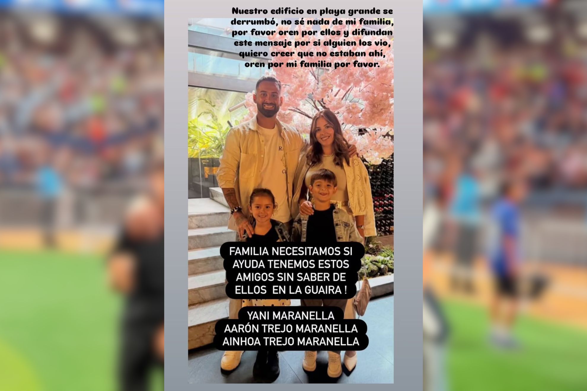 Lucas Trejo, el exfutbolista en México que busca a su familia tras los terremotos en Venezuela