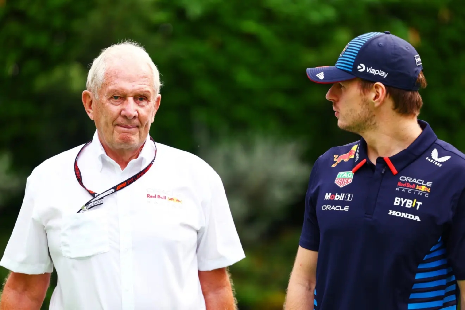 Marko y Verstappen, en una imagen de archivo