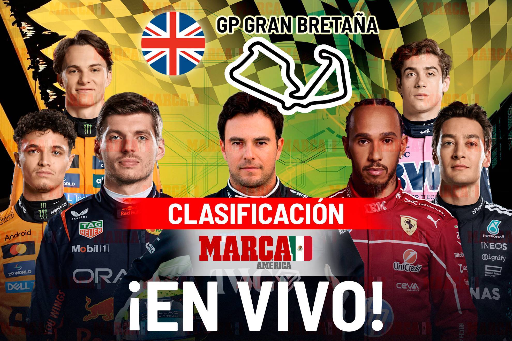 La carrera del Gran Premio de Reino Unido de F�rmula 1 en directo