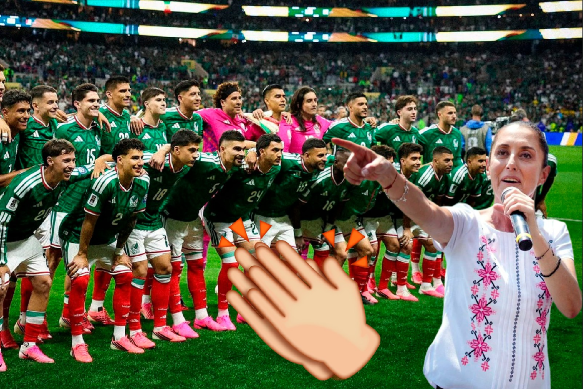 Claudia Sheinbaum manda mensaje de aliento a la Selecci�n Mexicana tras eliminaci�n del Mundial 2026
