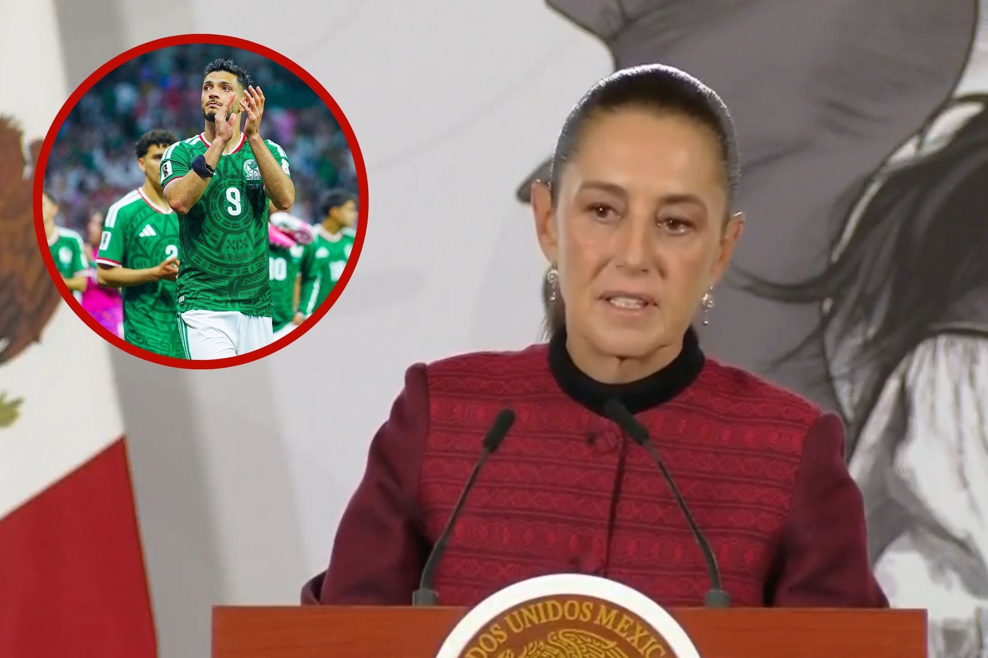La mejor participaci�n en un Mundial: Claudia Sheinbaum enaltece a la Selecci�n Mexicana en eliminaci�n con Inglaterra