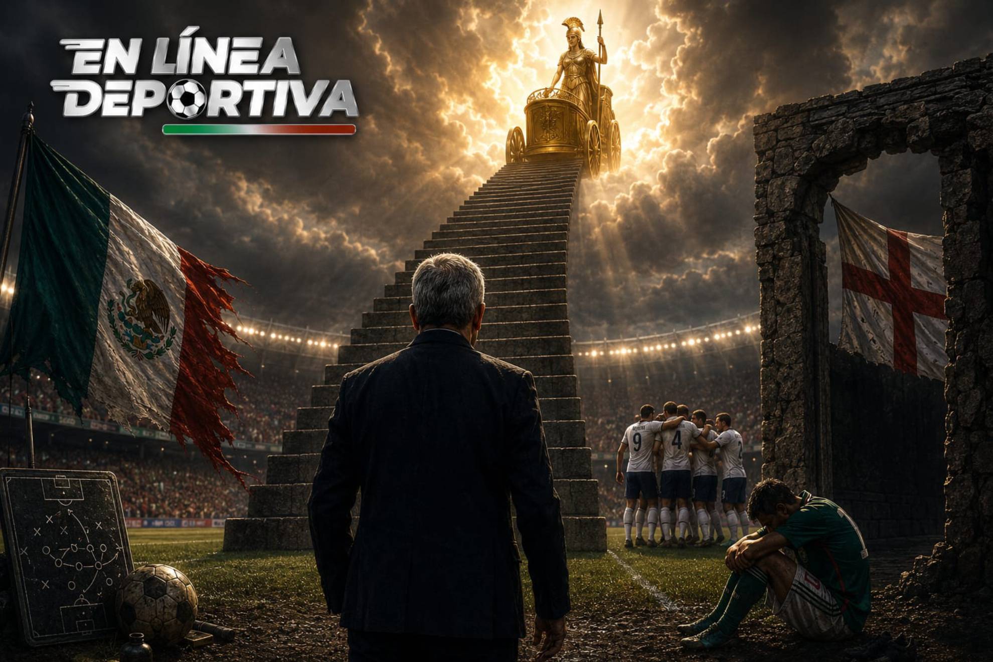 M�xico - Inglaterra: El �ltimo escal�n se pierde, pero no en el primer gol...