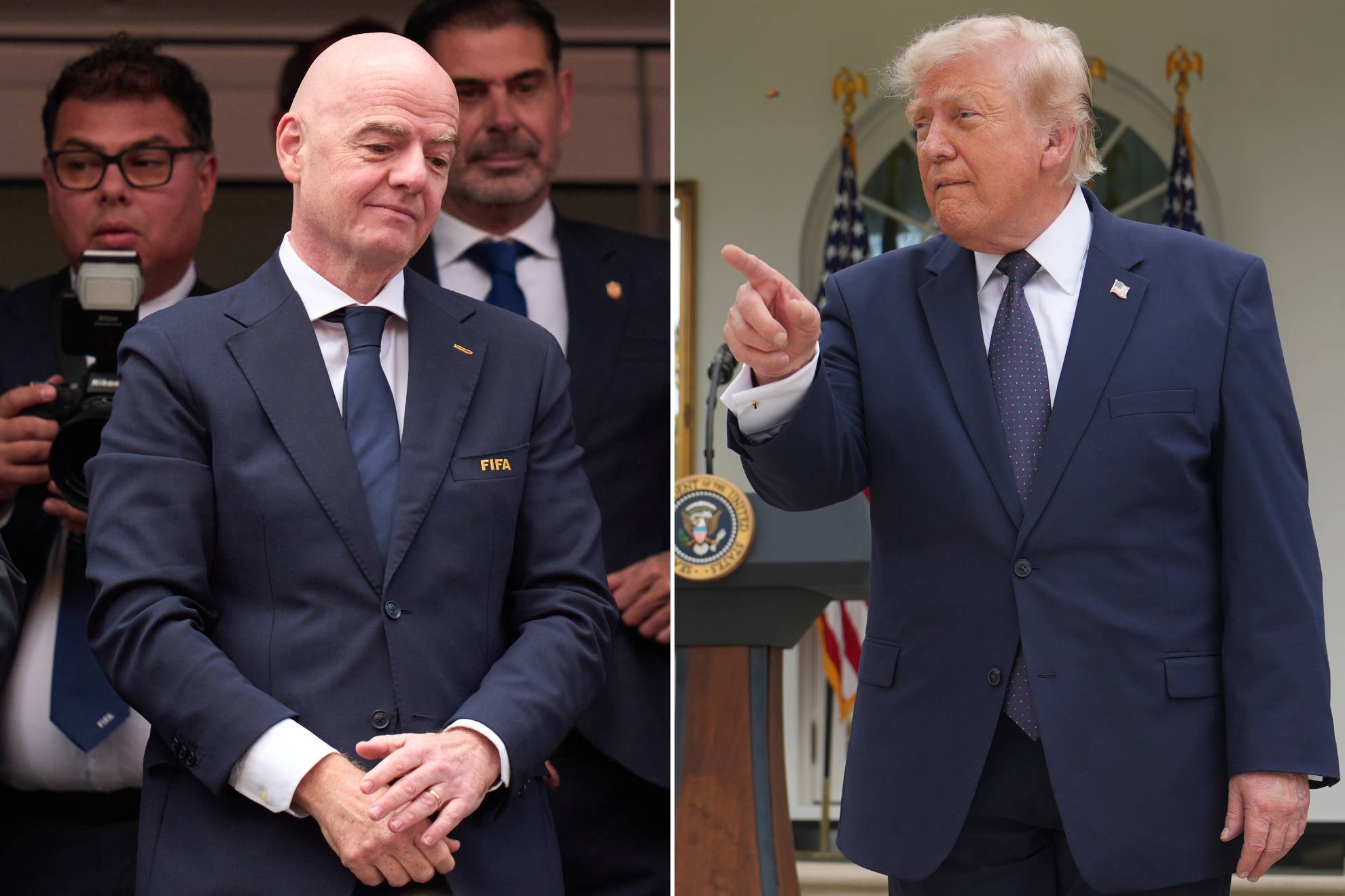 Gianni Infantino Donald Trump FIFA Estados Unidos Mundial 2026