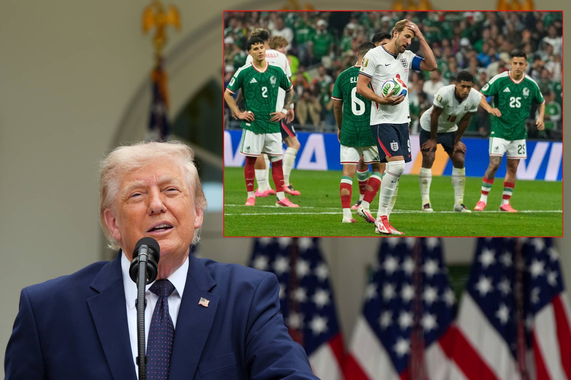 Donald Trump M�xico Inglaterra Mundial 2026