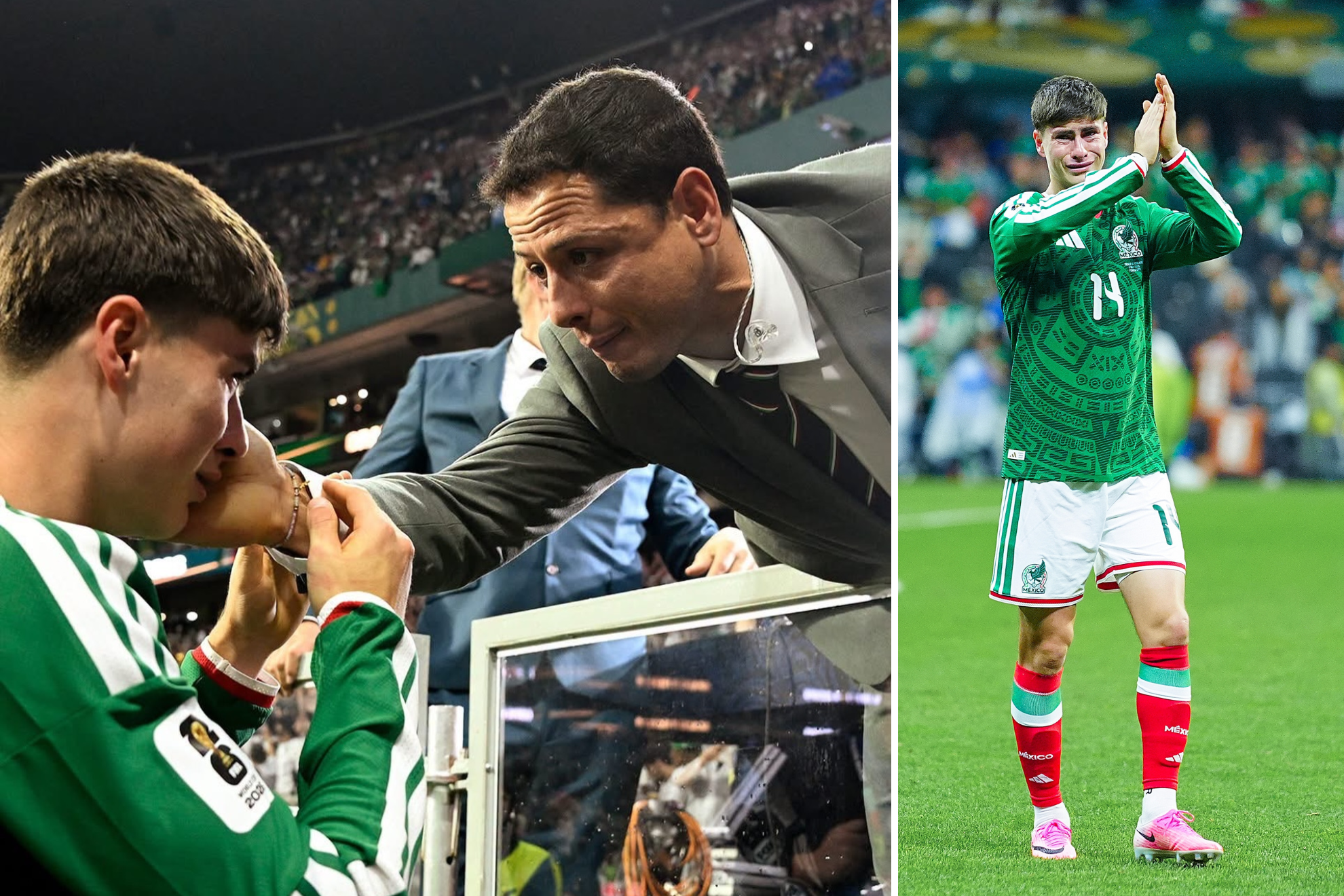 Chicharito Hern�ndez se vuelve viral con la Hormiga Gonz�lez, �qu� le dijo al delantero olvidado por Javier Aguirre?