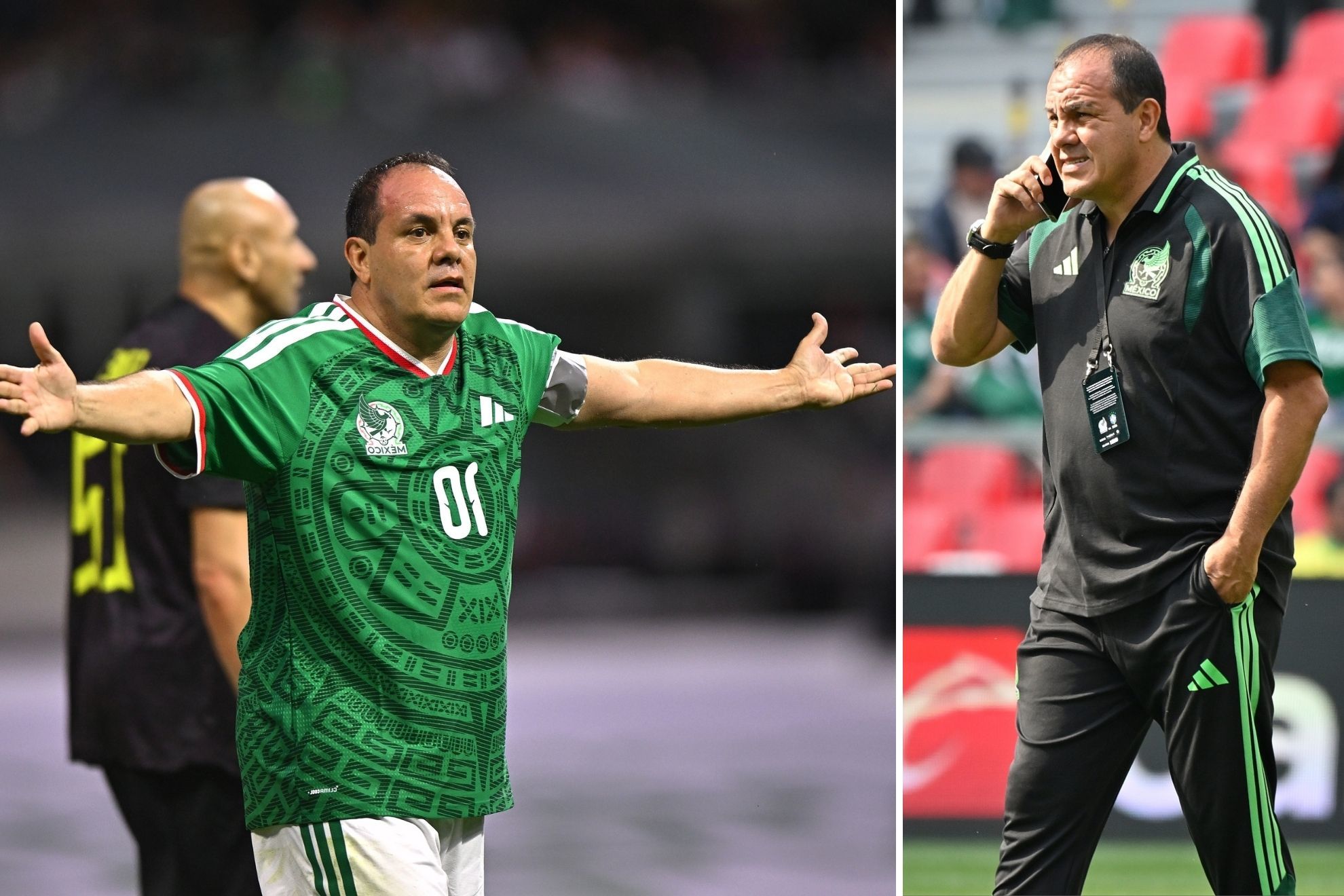 Cuauht�moc Blanco acusa violencia a su familia de los manifestantes rumbo al M�xico vs Inglaterra en el Estadio Azteca
