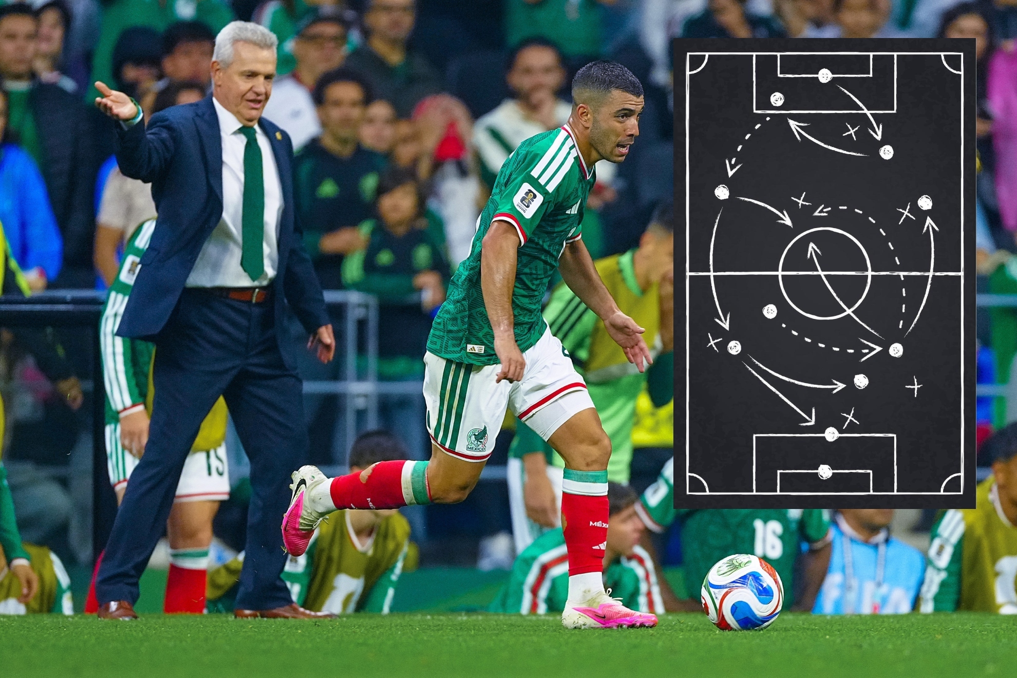 Los centros en el M�xico - Inglaterra: el terrible error t�ctico de Javier Aguirre para quedar fuera de Copa del Mundo